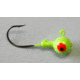 Kalins Fishing Kalin Roundhead Jig, 1/8oz, Size 1 Hook, Chartreuse, 10/Pack, RH18-3