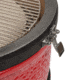 Kamado Joe Classic II 18 inch Charcoal Grill, Ceramic, Red, Medium, KJ23RHC