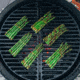 Kamado Joe Classic Joe Half Moon Cast Iron Cooking Grate, Black, Medium, KJ-HCICG