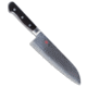 Kanetsune Kanetsune 7.5" Santoku Knife Black Wood KT-103, Black, Damascus, adult, BHQ-55632