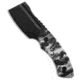 Kansept Kansept Knives Korvid S Fixed Blade Knife Black Cat Print G-10 2.9" Black SW, Gray/White, Sandvik 14C28N, adult, BHQ-206537