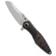 Kansept Kansept Mistaken Frame Lock Knife Carbon Fiber/Ti 3.15" Satin K1053A1, Black/Copper, CPM 20CV, adult, BHQ-179699