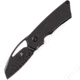 Kansept Knives Goblin Framelock Black Folding Knife, 2.25 black coated S35VN stainless blade, Black finish titanium handle, K2016A2