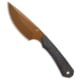 Kansept Knives Flank Fixed Blade Knife, 3.62in, D2, Drop Point Blade, Micarta, Black Handle, Black/Gold, 7.25 inch, BHQ-223423