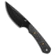 Kansept Knives Flank Fixed Blade Knife, 3.62in, D2, Drop Point Blade, Carbon Fiber, Black Handle, Black/Black, 7.25 inch, BHQ-223420