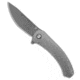 Kansept Knives Kansept Knives Hira Frame Lock Knife Bead Blast Titanium 3.5" Gray/Bead Blast, Gray, CPM S35VN, adult, BHQ-217083