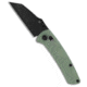 Kansept Knives Kansept Knives Main Street Crossbar Lock Knife Jade G-10 3.4" Black SW, Jade, 154CM, adult, BHQ-194651