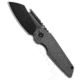 Kansept Knives Kansept Knives Rafe Liner Lock Knife Black Micarta 2.6" Black Stonewash, Black, CPM S35VN, adult, BHQ-180052