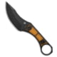 Kansept Knives Niko Fixed Blade Knife, 3.54in, D2, Clip Point Blade, Yellow Handle, Yellow/Black, 7.30 inch, BHQ-223428