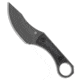 Kansept Knives Kansept Niko Fixed Blade Knife Black Micarta 3.5" Gray G004A6, Black, D2, adult, BHQ-204522