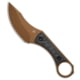 Kansept Knives Niko Fixed Blade Knife, 3.54in, D2, Clip Point Blade, Carbon Fiber, Black Handle, Black/Gold, 7.30 inch, BHQ-223426