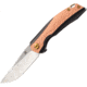 Kansept Knives Mini Accipiter Framelock Folding Knife, Black, Black titanium handle with copper inlay, K2007A3