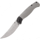 Kansept Knives Mujir Framelock Folding Knife, Orange peel, Orange peel titanium handle, K1014A2