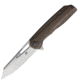 Kansept Knives Shard Frameock Limited Edition Folding Knife, 3.5 satin finish CPM S35VN stainless blade, Bronze textured titanium handle, K1006A1