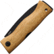 Karesuando Paltsa Elmax Folding Knife, 3.75in Closed, 2.75in Black Finish Elmax Steel Blade, Beech Wood Handle, 4062-00