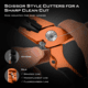 Kast King Gila Aluminum Straight Nose Plier, Burnt Orange, 7.5in, KKTATLSPLR8SALGIBTO