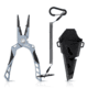 Kast King Gila Aluminum Straight Nose Plier, Charcoal, 7.5in, KKTATLSPLR8SALGICC