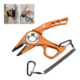 Kast King Micro Gila Plier, Burnt Orange, 6in, KKTATLSPLR6SALMIGIBT