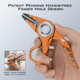 Kast King Micro Gila Plier, Burnt Orange, 6in, KKTATLSPLR6SALMIGIBT