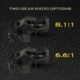 Kast King Valiant Eagle Baitcasting Reel, Left, 8.4:1, KKRLCSTVE2BFS84LBK