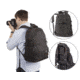 Kata Digital Rucksack, Black - DSLR w/ Mounted Lens, 3-4 Extra Lenses, Flash, 17in Laptop