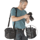 Kata DL LITE Shoulder Bag 443, Black - Pro DSLR w/ Mounted Lens and 3-4 Lenses, Flash, Accessories