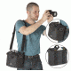 Kata DL LITE Shoulder Bag 441, Black - Pro DSLR w/ Mounted Lens and 2-3 Lenses, Flash, Accessories