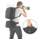 Kata HandsFree-493 DL Waist Pack - Black for DSLR w/ 2 Midrange Lenses