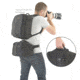 Kata HandsFree-495 DL Waist Pack - Black for DSLR w/ 4 Midrange Lenses