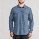Kathmandu RFIDtech Long Sleeve Shirt - Mens, Mid Blue Marle, Extra Large, A0339/I60/XL