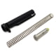 Kaw Valley Precision 6 Position Mil-Spec Stock Completion Kit, SS 4.3oz Buffer, Black, Medium, KVP-MilspecKit-4.3-SS