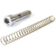 Kaw Valley Precision Stainless Steel Heavy Tungsten Buffer, 10 oz, Small + Extra Power 17-4 SS Pistol Caliber Carbine Recoil Spring, Stainless Steel, Medium