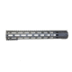 KE Arms 7-SIDED-R Freefloat Rail System, M-LOK, 15 inch, 6061-T6 Aluminum, Black 1-50-03-041