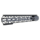 KE Arms DELTA-R Freefloat Rail System, M-LOK, 15 inch, 6061-T6 Aluminum, Black 1-50-03-040