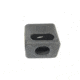 KE Arms Single Port Carry Compensator, 0.259 inch Short Threads, 1/2-28 TPI, 7075 Aluminum, Black 1-50-27-003