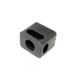 KE Arms Single Port Carry Compensator, 0.259 inch Short Threads, 1/2-28 TPI, 7075 Aluminum, Black 1-50-27-003