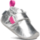 KEEN Baby Leo Crib Shoes - Kids, Silver/Vivacious, 6M, 1020008-001-6M