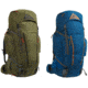 Kelty Coyote 105 Backpack, Burnt Olive / Dark Shadow, Lyons Blue / Golden Oak