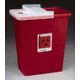Kendall Healthcare Sharps Disposal Containers, Large Volume, Tyco Healthcare/Kendall 8980 Containers With Hinged Lid With Clear Lid