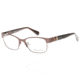 Kenneth Cole KC0214 Eyeglass Frames - Matte Dark Brown Frame Color