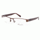 Kenneth Cole KC0217 Eyeglass Frames - Matte Dark Brown Frame Color