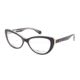 Kenneth Cole KC0219 Eyeglass Frames - Black/Crystal Frame Color