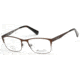 Kenneth Cole KC0227 Eyeglass Frames - Matte Dark Brown Frame Color