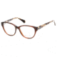 Kenneth Cole KC0231 Eyeglass Frames - Shiny Dark Brown Frame Color