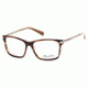Kenneth Cole KC0243 Eyeglass Frames - Brown Horn Frame Color