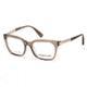 Kenneth Cole KC0255 Eyeglass Frames - Shiny Light Brown Frame Color