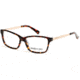 Kenneth Cole KC0258 Eyeglass Frames - Dark Havana Frame Color