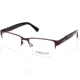 Kenneth Cole KC0268 Eyeglass Frames - Matte Dark Brown Frame Color