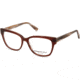 Kenneth Cole KC0296 Eyeglass Frames - Matte Dark Brown Frame Color