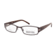 Kenneth Cole KC0748 Eyeglass Frames - Shiny Dark Brown Frame Color